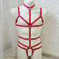 Tyr men - red valentines day lingerie harness outfit