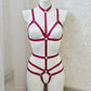 Tyr - open women harness lingerie bodysuit