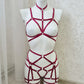 Vali - open crotchless harness lingerie women outfit