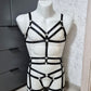 Nemesis men - black full body harness lingerie set