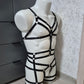 Nemesis men - black full body harness lingerie set