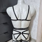 Nemesis men - black full body harness lingerie set