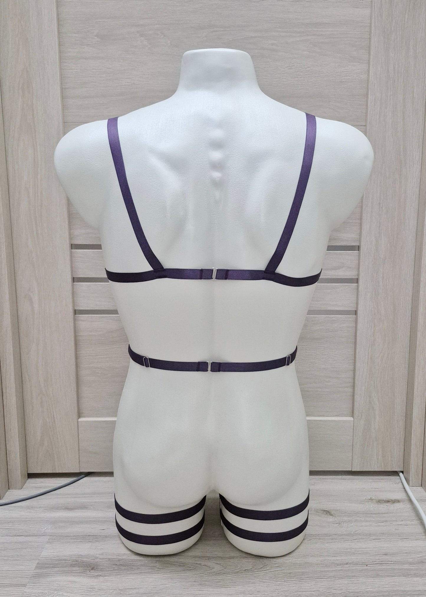 Hecate II men - open full body crotchless harness bodysuit