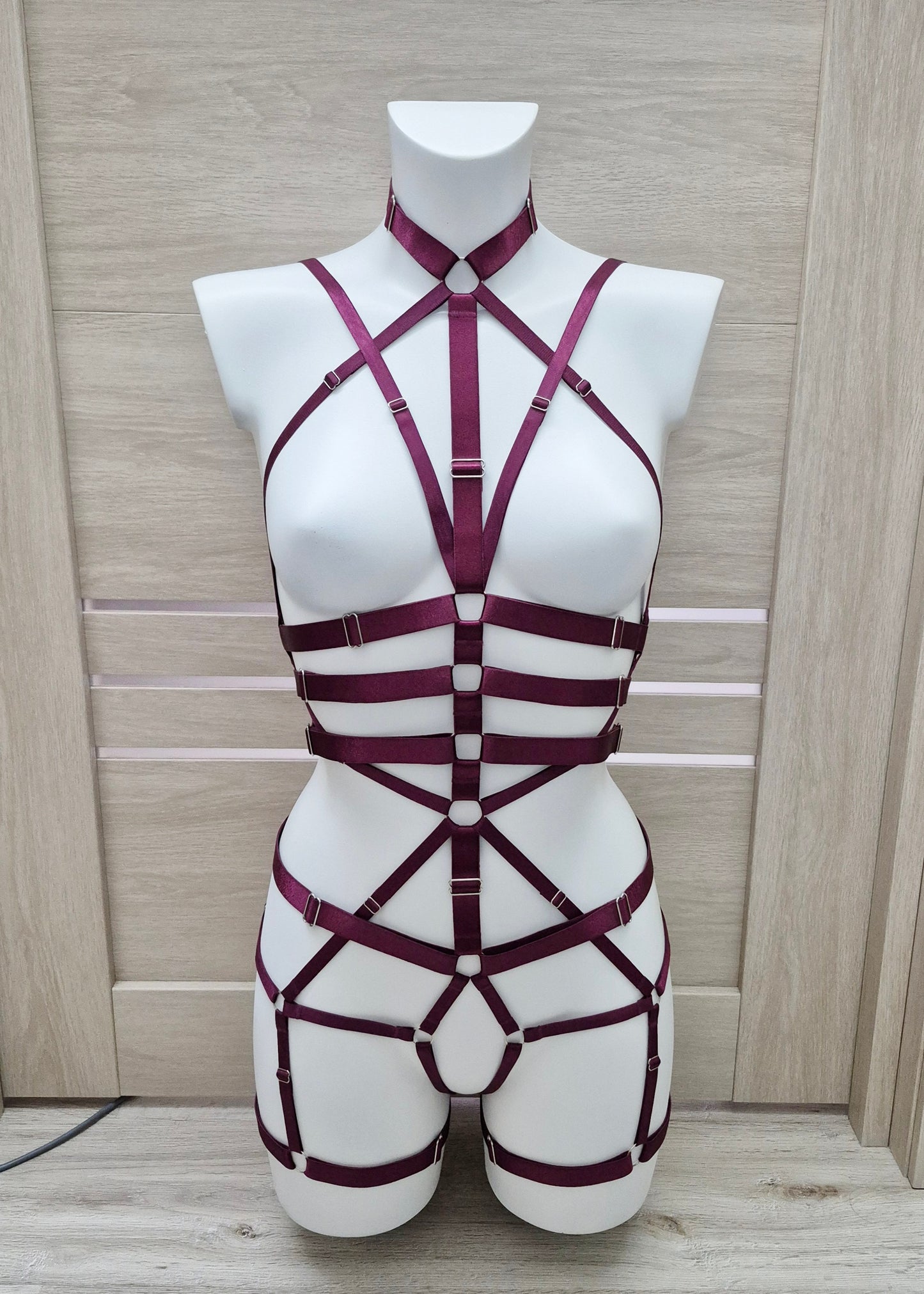 Scylla - dance harness lingerie bodysuit