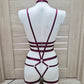 Scylla - dance harness lingerie bodysuit