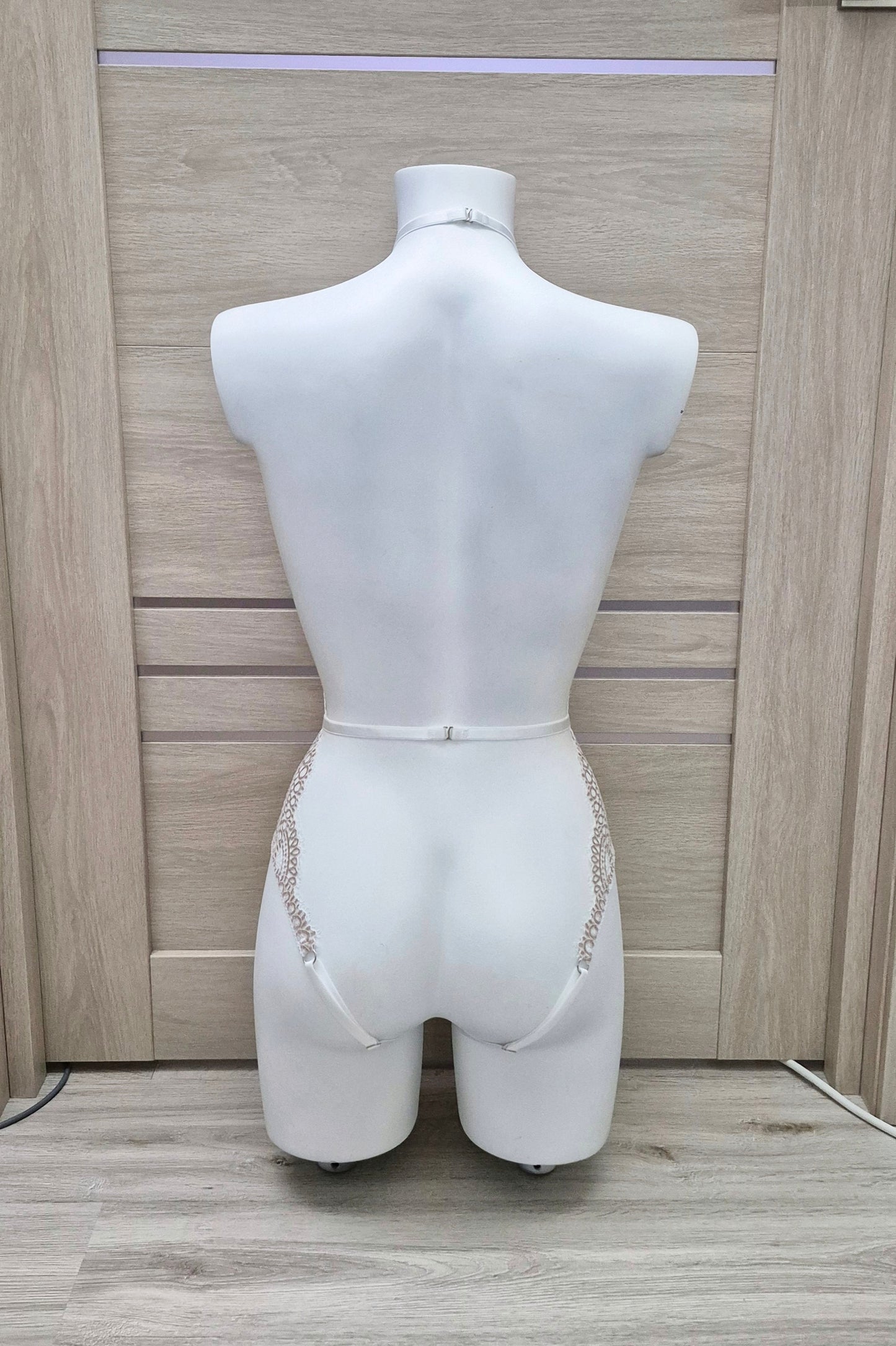 Calliope - honeymoon crotchless lace bodysuit