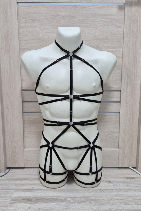 Shiva men - harness bodysuit gay body harness