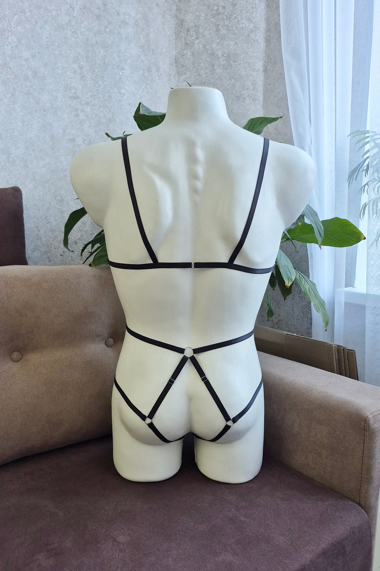 Terpsichore men - harness lingerie bodysuit male