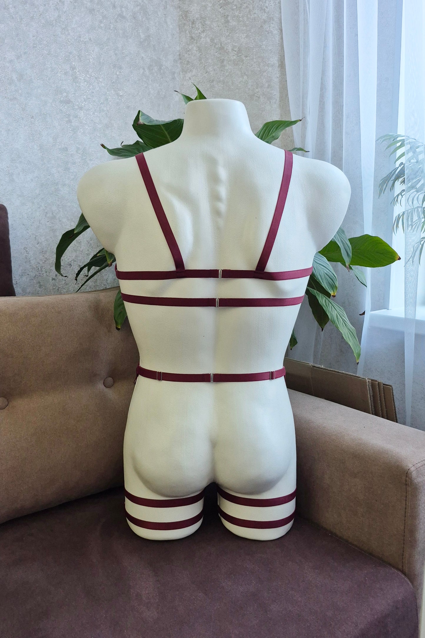 Zorya men - harness lingerie elastic set