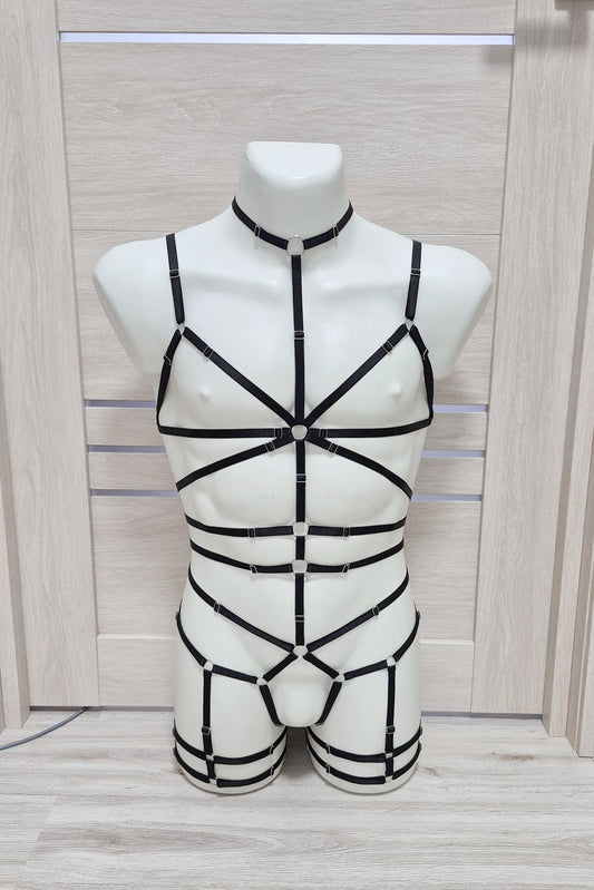 Siren II men - fullbody harness lingerie festival clothing