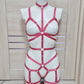 Siren - elastic body harness crotchless lingerie