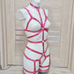 Siren - elastic body harness crotchless lingerie