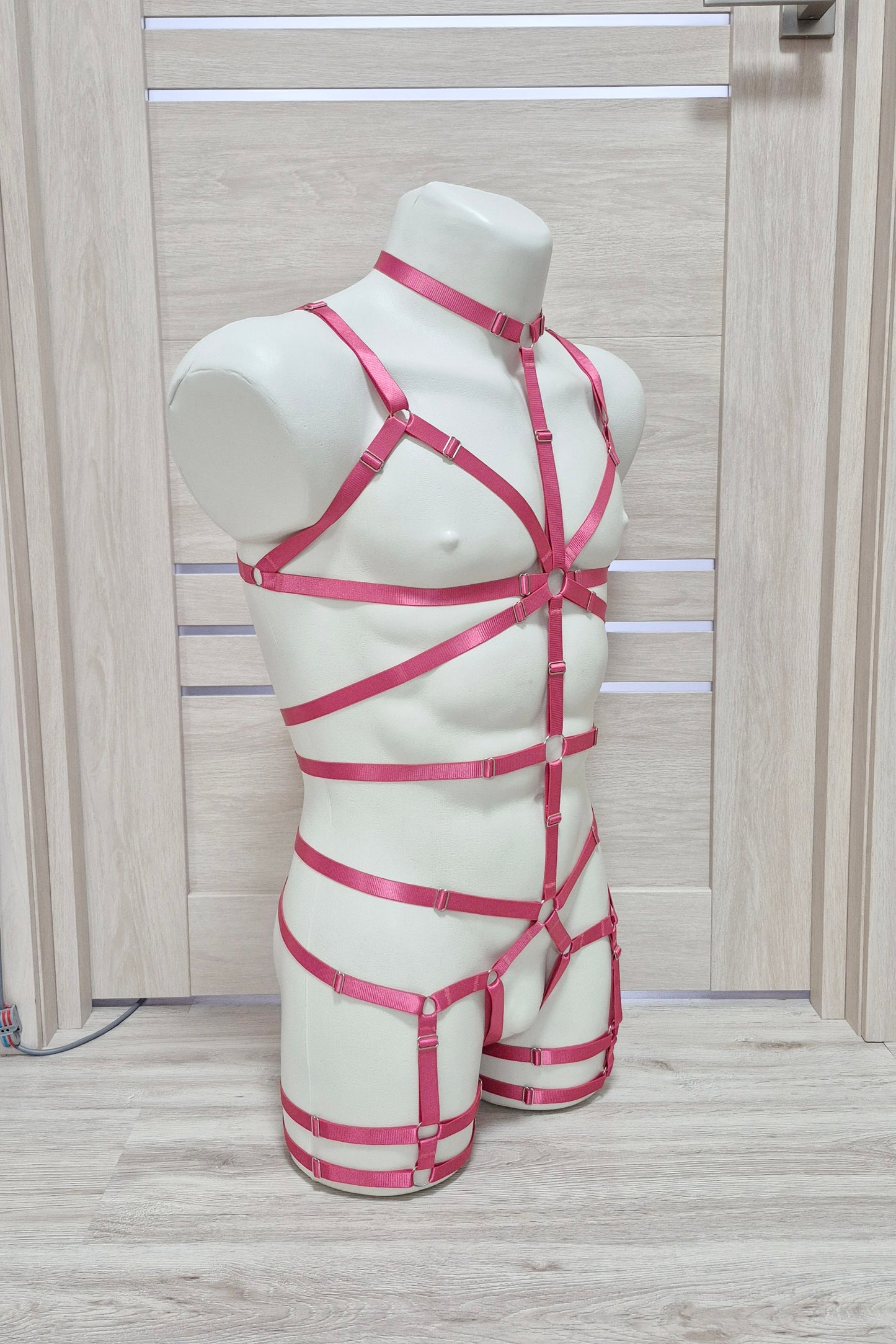 Siren men - pink festival male outfit rave clothing