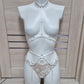 Kadlu - white lace see through lingerie set