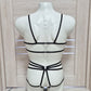 Kitana men - black sissy lingerie harness set male