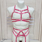 Sif men - pink male harness lingerie set