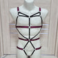 Latis men - wine bodysuit rave clothing