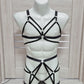 Hemera men - black harness lingerie set male