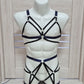 Hemera men - navy blue harness set with chest harness