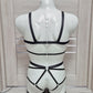 Hemera men - black harness lingerie set male