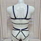 Hemera men - navy blue harness set with chest harness