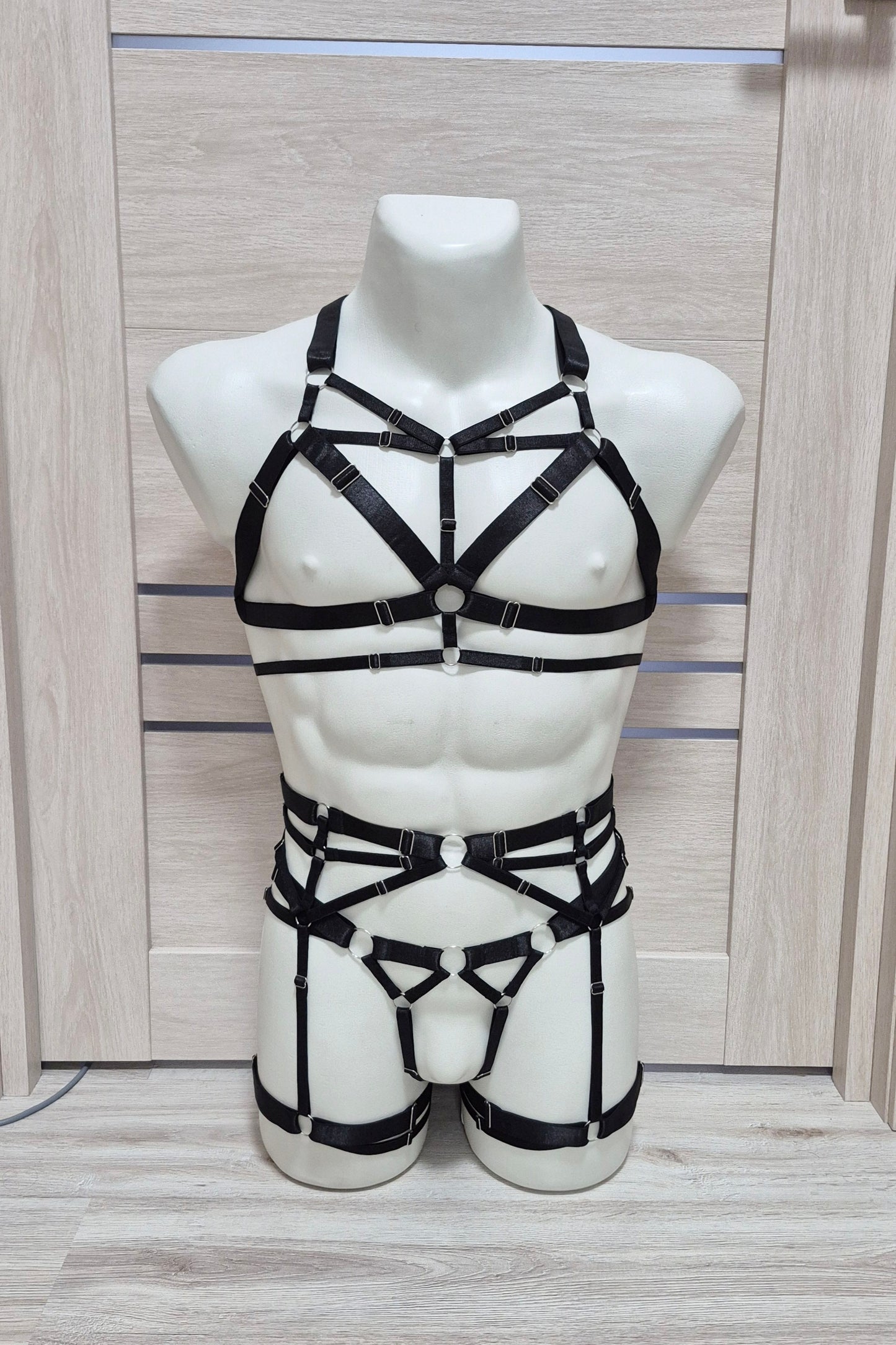 Chaos men - premium full body harness set