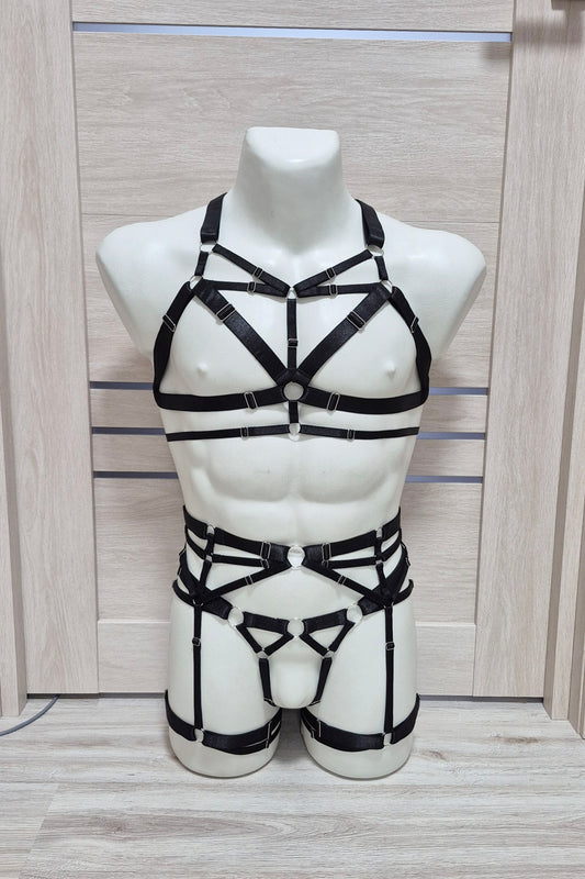 Chaos men - premium full body harness set