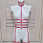 Sceleton - pink festival clothing outfit female