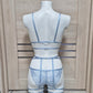 Darla - light blue female lingerie set