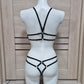 Buffy - black lace lingerie set female