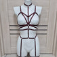 Scorpion II & Kitana bra - female full body harness lingerie set