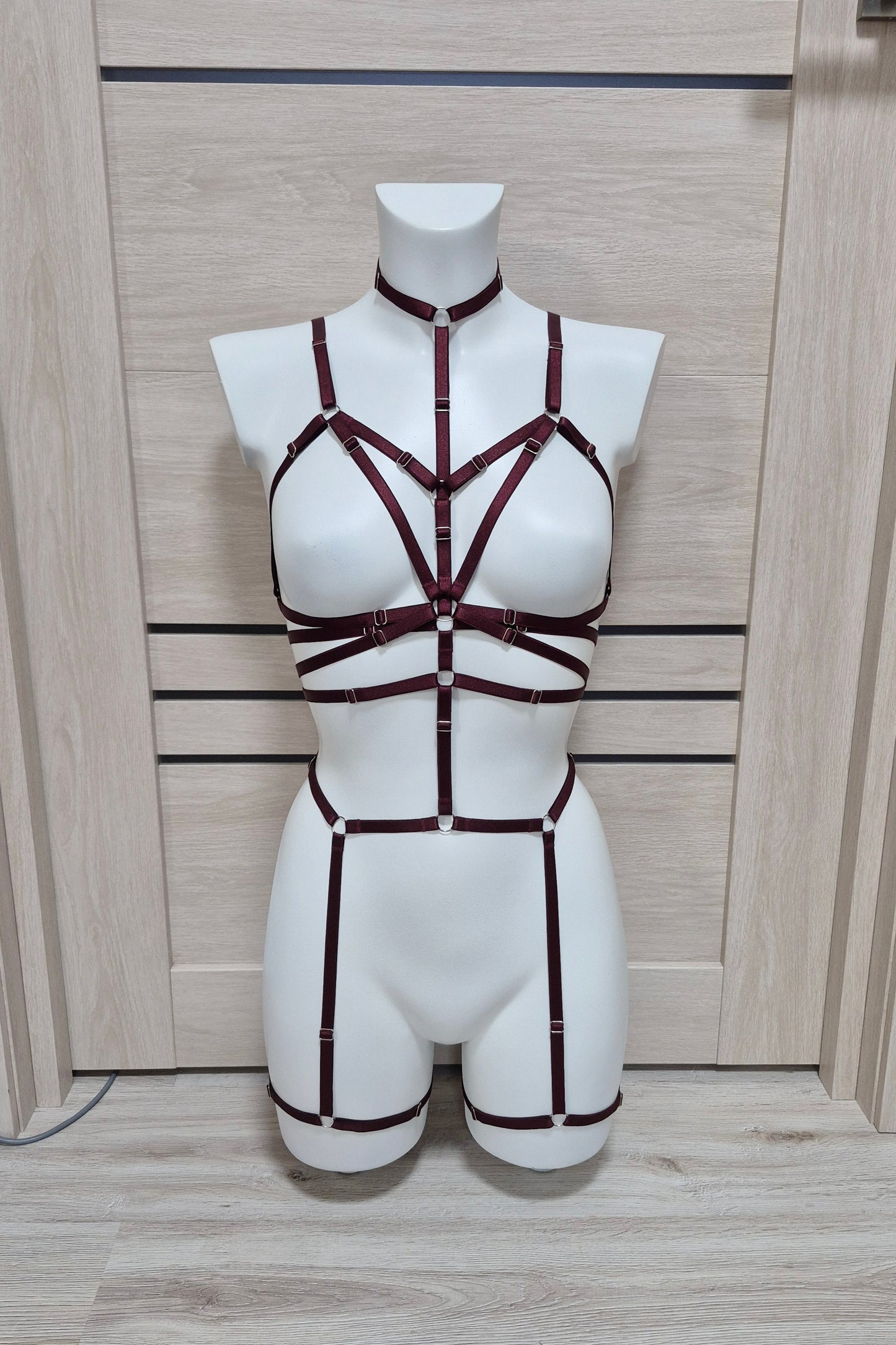 Scorpion II & Kitana bra - female full body harness lingerie set