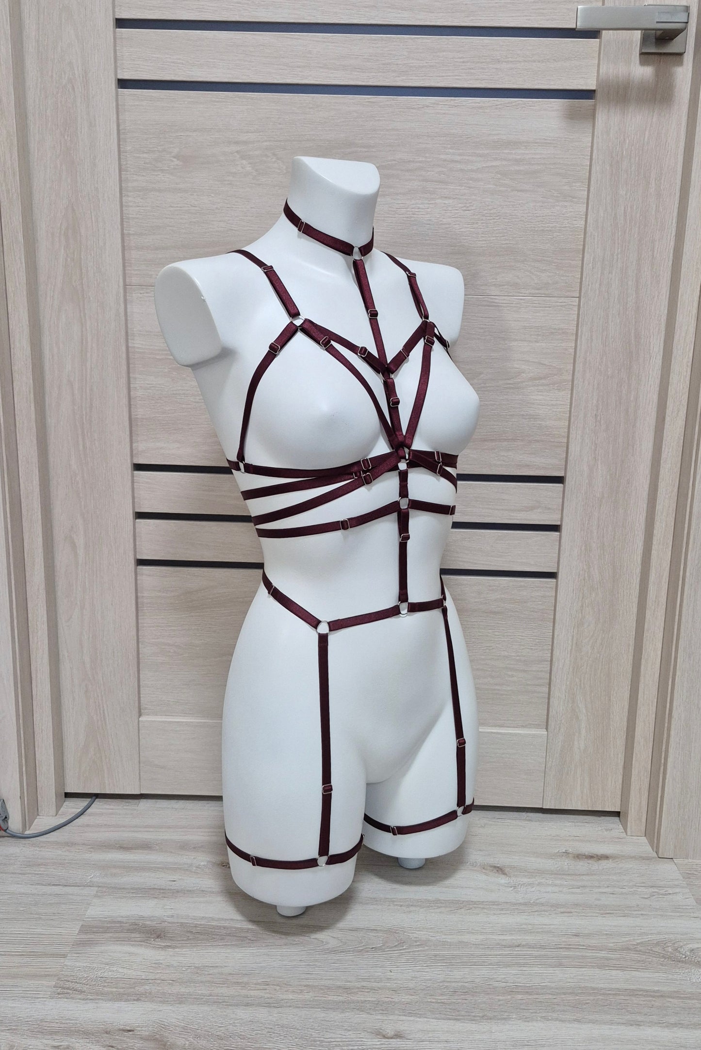 Scorpion II & Kitana bra - female full body harness lingerie set