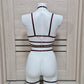 Scorpion II & Kitana bra - female full body harness lingerie set