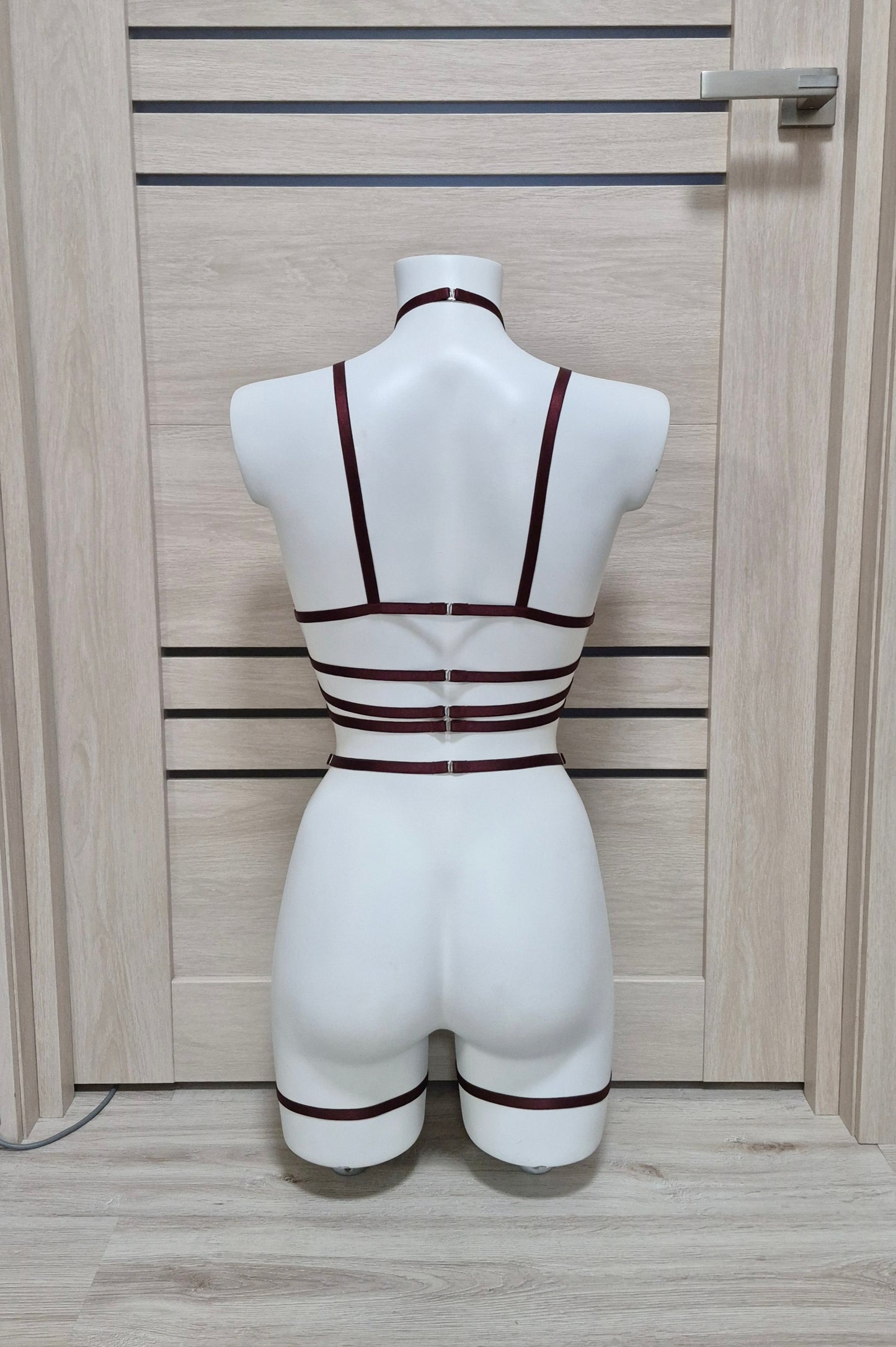 Scorpion II & Kitana bra - female full body harness lingerie set