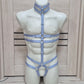 Alaris IV men - light blue full body male harness