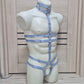 Alaris IV men - light blue full body male harness