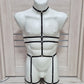 Scorpion II men - black full body harness lingerie