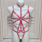 Sigyn men - pink open crotch harness sissy lingerie