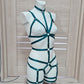Siren - emerald green festival female outfit