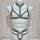 Khaleesi men - sissy lingerie open crotch harness