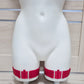 Morgana - red leg garters set female