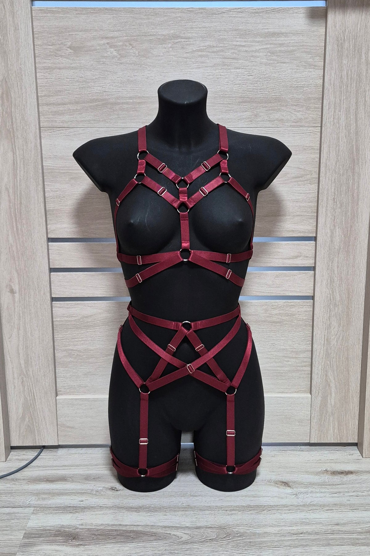 Fulla II men & Sif women - harness lingerie set couple outfit