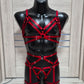Fulla II men - red festival harness set