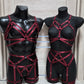Fulla II men & Sif women - harness lingerie set couple outfit