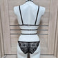 Drusilla - black halter lace lingerie set