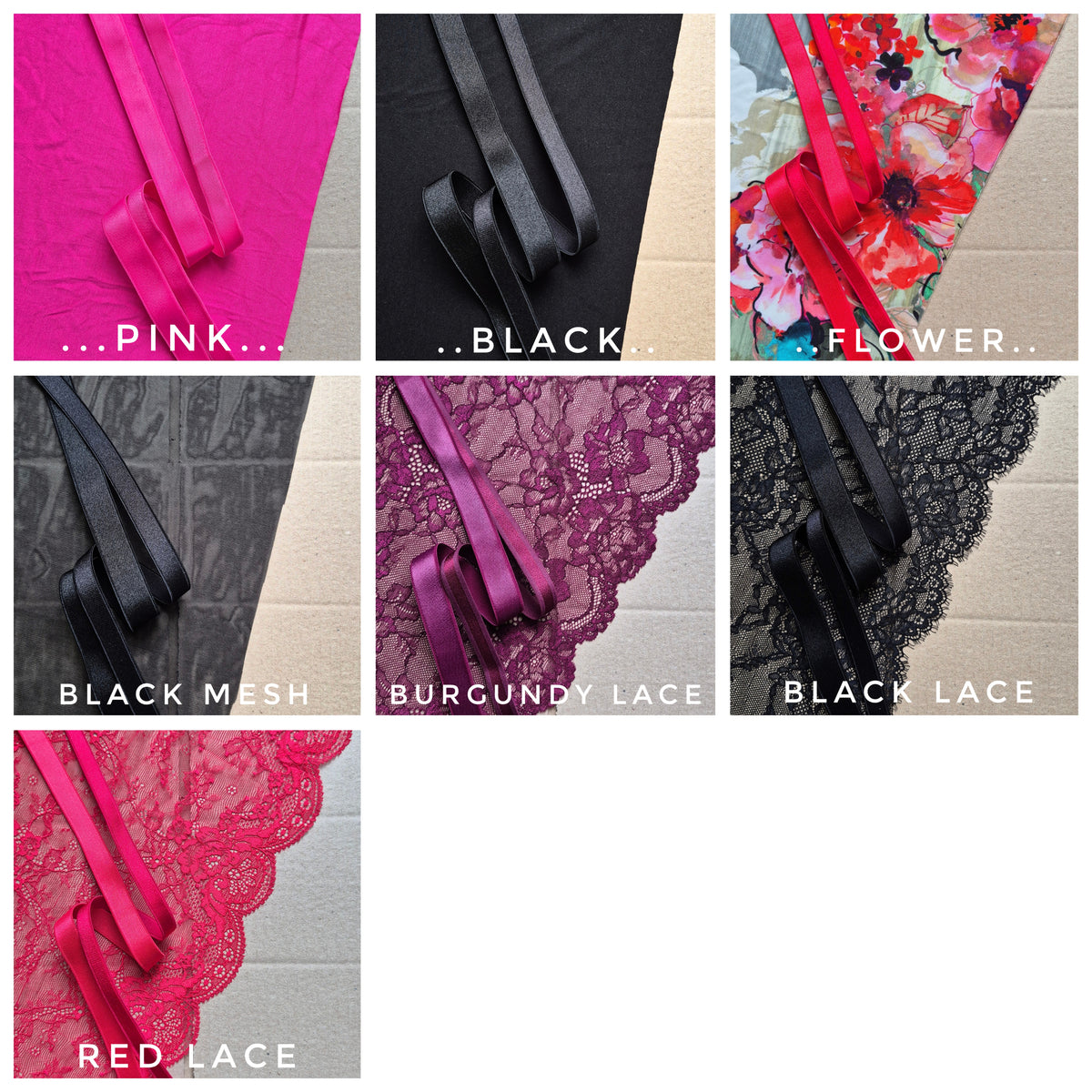 Faith - hot pink harness lingerie female set
