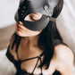 Cat mask - leather women fetish mask