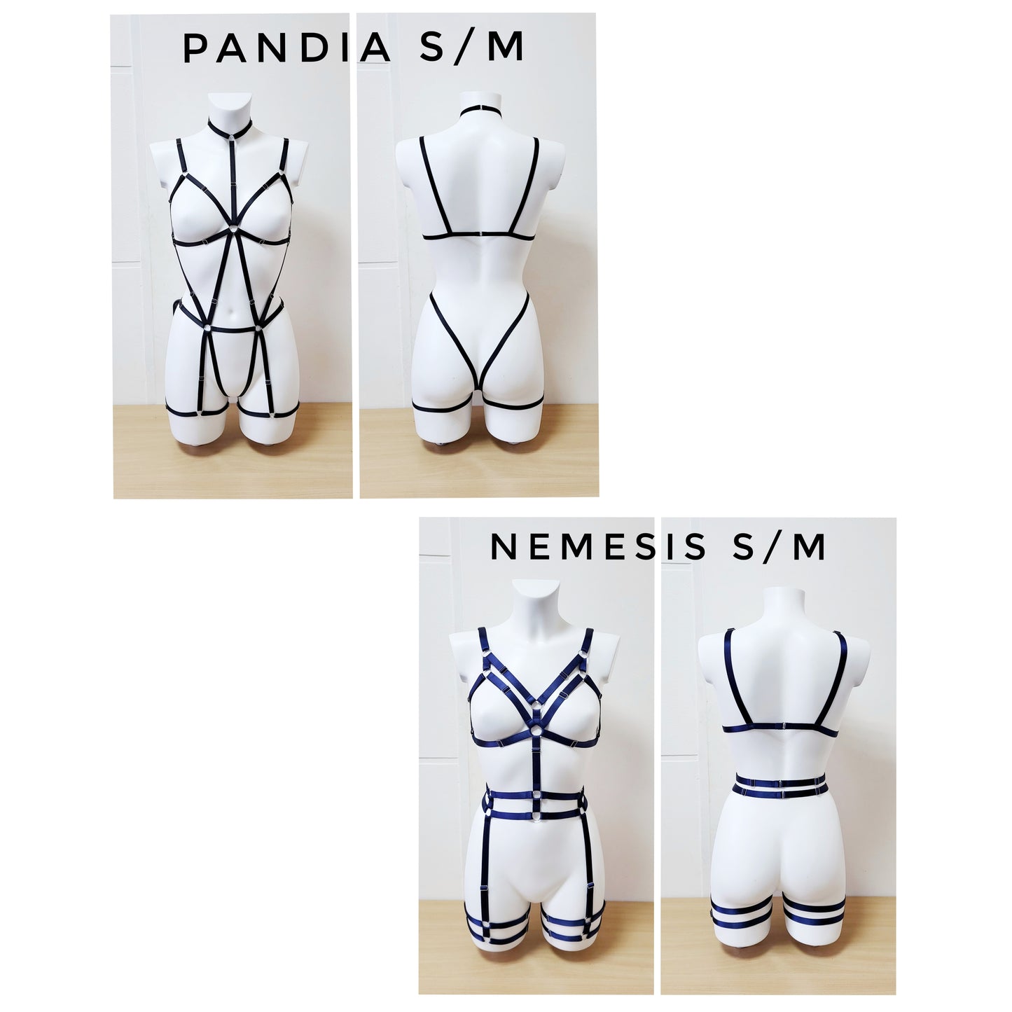 SAMPLE SALE - ready to ship harness and lingerie