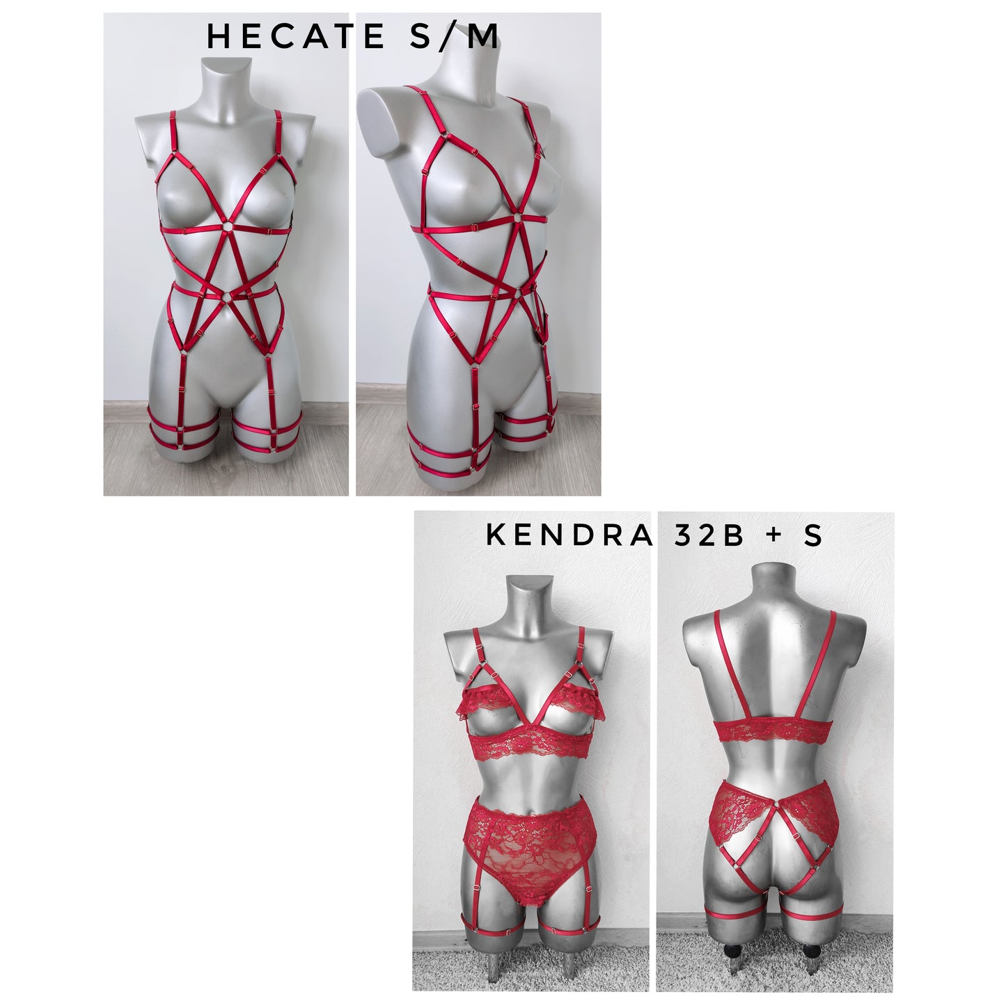 SAMPLE SALE - ready to ship harness and lingerie